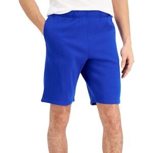 ID Ideology Mens Fitness Activewear Fleece Shorts, Blue, Size L, NWT